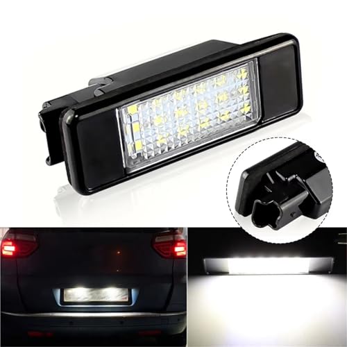 Luz de matrícula LED Canbus para Peugeot 207CC 307 308 y 3008 4