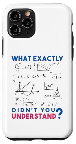 Coque pour iPhone 11 Pro Humour amusant de mathématiques et de physique - Formules hilarantes et dictons