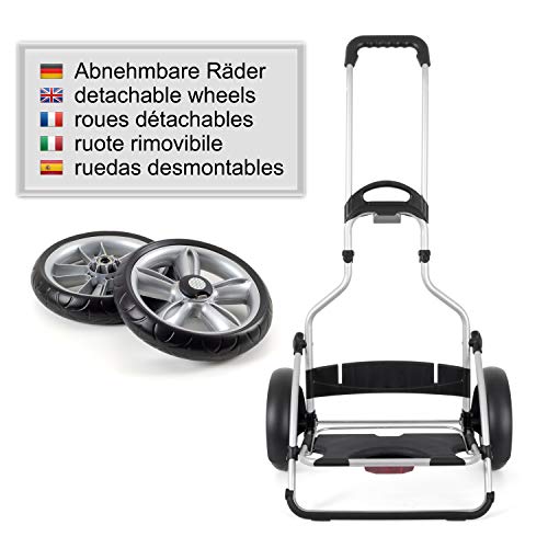 ANDERSEN Einkaufstrolley - Royal Shopper Plus Fado 2.0 blau 74 L Einkaufsroller,Freizeit,Thermo,XXL, Aluminium, klappbar, Kugellagerad – Bild 7