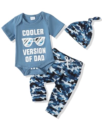 Image of NZRVAWS Baby Boy Clothes Preemie Infant Boy Bear Outfits Jumpsuit Bodysuit Letter Print Romper