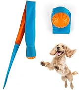 ALL FOR PAWS Fetch Dog Ball Toy with Tail, Interactive Throw &amp; Catch Toy for Medium &amp; Large Dogs,...