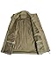 Yimoon Men’s Utility Fishing Vest Summer Lightweight Safari Travel Cargo Vest Outdoor Work Vests Multi Pockets(Khaki-M)