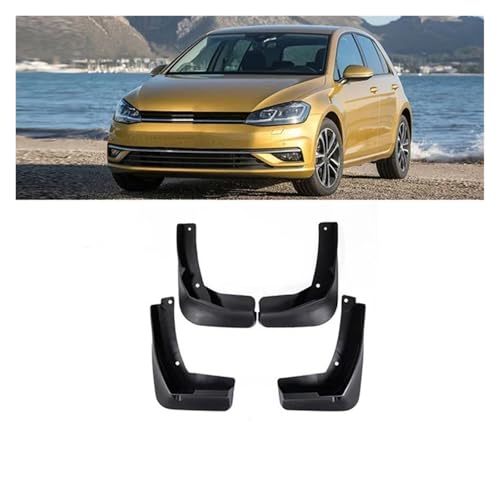 Garde-boue pour Golf 7 Mk7 VII 5G 2013-2019 bavettes de voiture protection noire