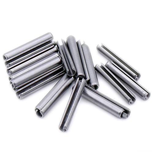 D3.5 (3.5mm x 40mm) Slotted Spring Pin (Heavy) - Stainless Steel (A1) (Pack of 20)