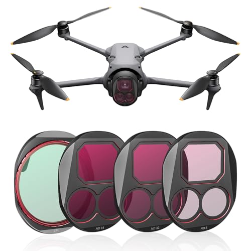 Filtres Mavic 4 Pro DJI pack ND8 ND32 ND64 CPL verre optique HD