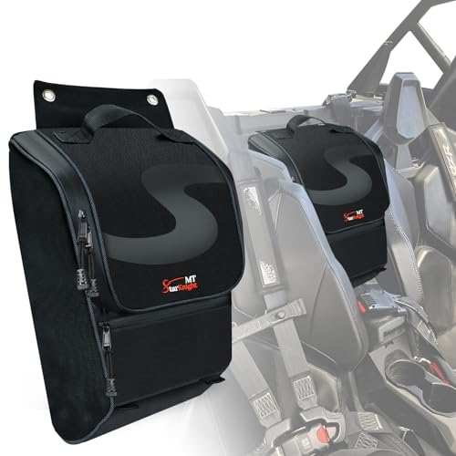 StarknightMT RZR Pro XP Center Storage Bag 1680D Water Resistant UTV Back Seat Pack Compatible with Polaris Razor Proxp/4 2020-2025 SXS Cab Tool Organizer Rear Console Box