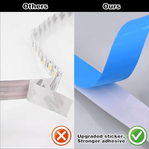 iNextStation 16.4FT Warm White LED Strips Light IP65 Waterproof No 12V Plug by iNextStation - Used condition - Image 5