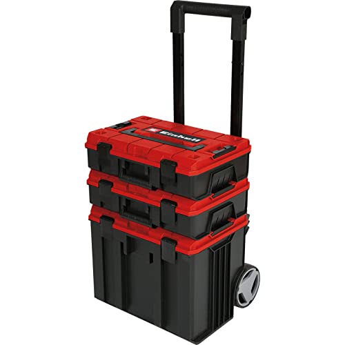 Original Einhell Set De Maletín Del Sistema E-Case Tower Máx. 120 Kg, Compuesto De 3 Maletines Incl. Accesorios, Conservación Y Transporte De Accesorios Y Herramientas, Apilable, Unible Original Einhell Set De Maletín Del Sistema E-Case Tower Máx. 120 Kg, Compuesto De 3 Maletines Incl. Accesorios, Conservación Y Transporte De Accesorios Y Herramientas, Apilable, Unible