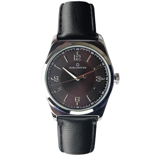 Image of Carlington Aristocrat Series Analog Watches for Men with Premium Leather Strap - CT 1072