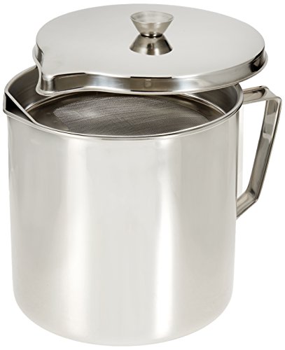 Endoshoji AOI04003 Oil Pot, Commercial Use, 1.9 gal (3 L), Main Unit, 18-8 Stainless Steel, Made in China image 4