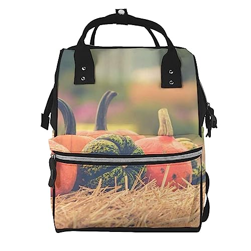 Sac à dos à langer Harvest noir pour ne plus manquer d'espace