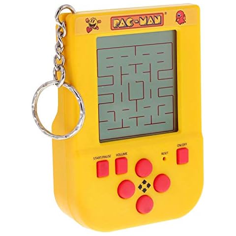 PAC-MAN Keychain Game. Includes LCD Screen, 4-Directional Controls & 4 Game Modes with Original PAC-MAN Gameplay & Sounds. Officially Licensed PAC-MAN Merchandise Cover