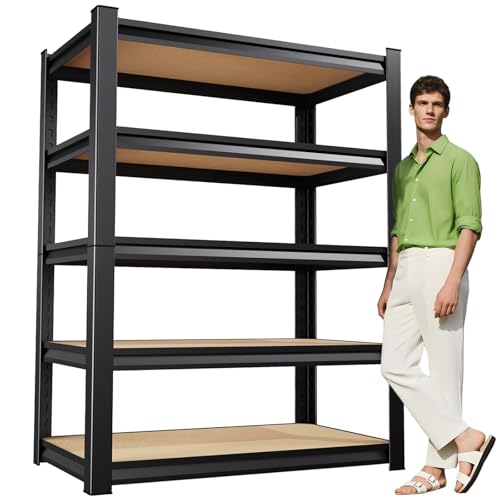Heavy Duty Metal Garage Shelving Unit (5-Tier)