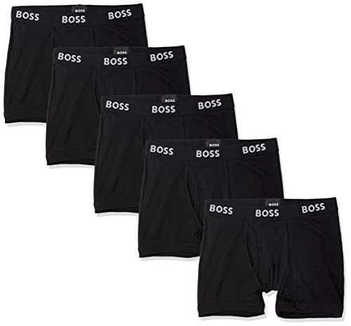 BOSS Men's 5-Pack Authentic Cotton Boxer Briefs