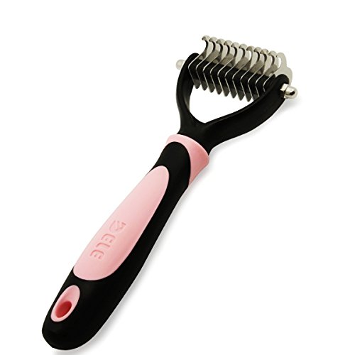 PYRUS Pet Dematting Rastrillos cargas cepillo peine rastrillo perro gato largo corto Cabello Hoja de metal