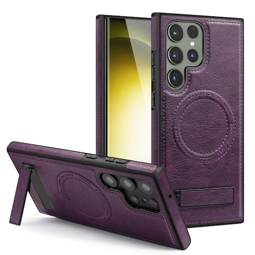 Étui Samsung S24 Plus violet pour regarder vos séries confortablement au bureau