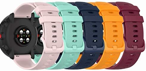 Chofit Replacement Bands Compatible with Polar Vantage M Silicone Wristbands Sport Strap Compatible for Polar Vantage M Smartwatch (Pink,Teal,Navy,Orange,Red)