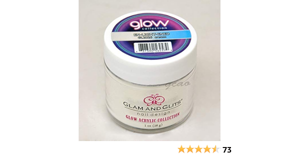 glam and glits glow in the dark acrylic powder