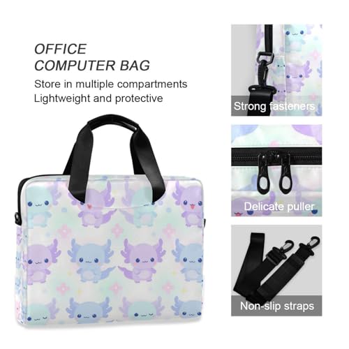 Bolso bandolera para laptop 15.6 pulgadas con asa y correa miniatura 6