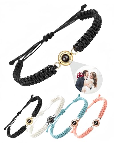 Pulsera Con Foto Personalizada,Pulsera Con Foto Dentro,Pulseras Personalizadas Para Hombres Mujeres,Regalos Personalizados Para El Día De San Valentín,Cumpleaños,Día De La Madre,Aniversario (Tipo 1)