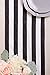 Ling's Moment Classic Black and White Striped Table Runner 12 x 72 Inches, 100% Cotton Machine Washable Colorfast