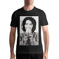 JI951HUAN Bjork Men's Short Sleeves T-Shirt Gift T-Shirts à Manches Courtes(X-Large)