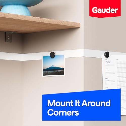 GAUDER Self-Adhesive Metal Tape - Ideal for Tonie® Figures & Shelves - Holding Surface for Magnets - Ferrous Tape with Foam Adhesive - Thin Metal Steel Strip (3 m x 35 mm)