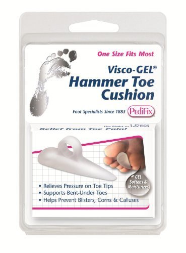 PediFix Visco-gel Hammer Toe Cushion, Medium Left by Pedifix