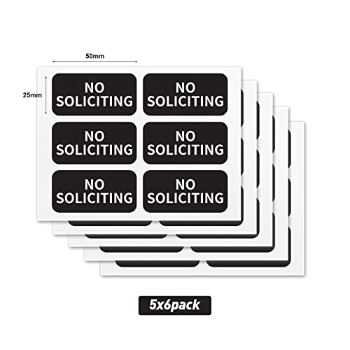 Autocollants en vinyle amovibles sans trace noirs 30 unités - 6