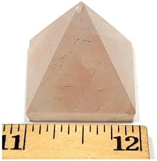 Miniatura 4 de Pirámide de cuarzo rosa (1" - 1-1/4") - 1 pieza.