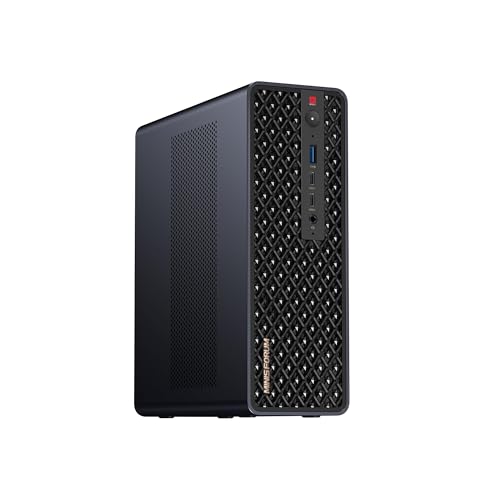 Image of MINISFORUM MS-S1 MAX Mini AI Workstation PC, AMD Ryzen AI Max+ 395 (16C /32T),RDNA3.5 GPU,64GB LPDDR5 2TB SSD Mini PC,Dual M.2 PCIe 4.0, PCIe x16 Slot, USB4 V2(80Gbps)& Dual 10GbE, 320W PSU,Wi-Fi 7