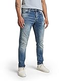 G-STAR RAW Herren 3301 Regular Tapered Jeans, Blau (vintage azure 51003-C052-A802), 36W / 34L