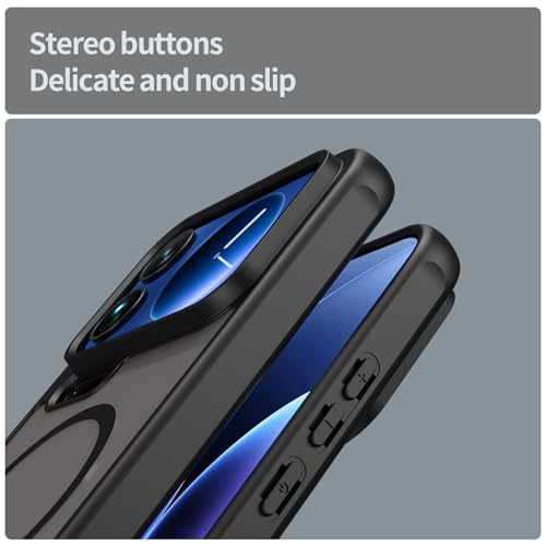 Image of Compatible with Xiaomi 17 Pro Max Case Cover,Compatible with MagSafe,Anti-Fall,Compatible with Xiaomi 17 Pro Max 5G 2509FPN0BC Cell Protective Phone Case Black