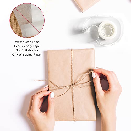 Image of Amazon Basics Invisible Matte Finish Tape Dispenser with Refill Rolls for Labeling, 3 /4 inch x 650 inch (18 yds), 6-Pack