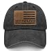 Best Papa Ever American Flag Hat, Adjustable Washed Baseball Cap, Fathers Day Birthday Gifts for Papa