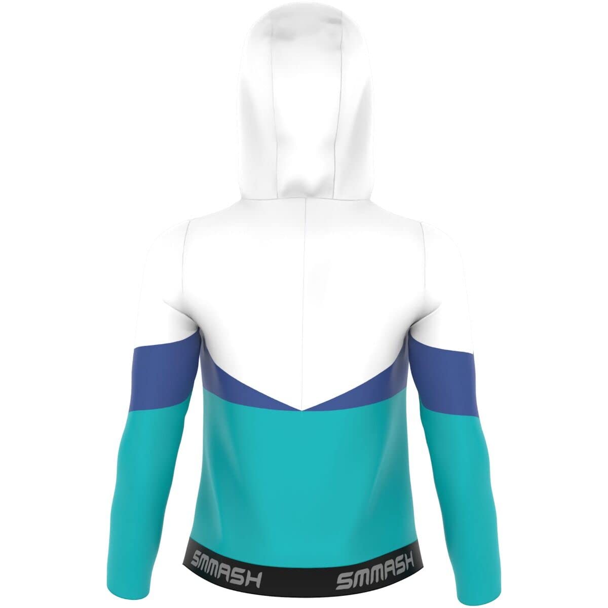 SMMASH Sweat à Felpa con Cappuccio Sportiva per Femme | Longue con poches Haut de Course à Manches | Sweat Allenamento Universale et Streetwear | Prodotto in Europa