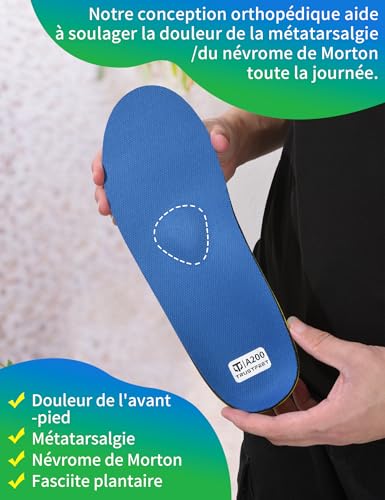 Semelles de soutien de la voûte plantaire avec insert orthopédique intégré - 5