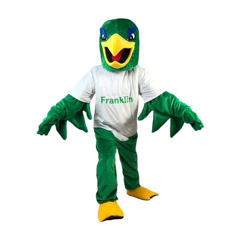 Sport Green Eagle Mascot Costume Fancy Dress Cosplay Clothes
