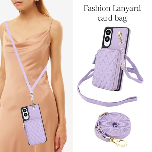 Étui portefeuille Galaxy S24 Ultra antichoc zippé pour éviter les rayures
