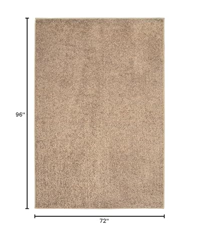 Tapete Garland Rug Basic Plush 6' x 8' Beige/Tan miniatura 3