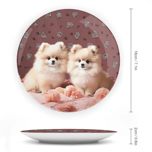Plato Decorativo Bone China Estilo Chino 7 pulgadas miniatura 2