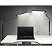 ROZKY Drafting Table Lamp,Metal Architect LED Desk Lamp, Swing Arm Task Lamp with Clamp,Eye-care Dimmable Office Light with 5 Color 5 Brightness,Touch Control,Memory Function,12W,Black