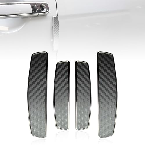 Image of Car Door Edge Guard Compatible with Sierra 2025 Year All Models of Ta-ta Bumper Scratch Protector /Anti Scratch Guard, Carbon Fiber (Set of 4)