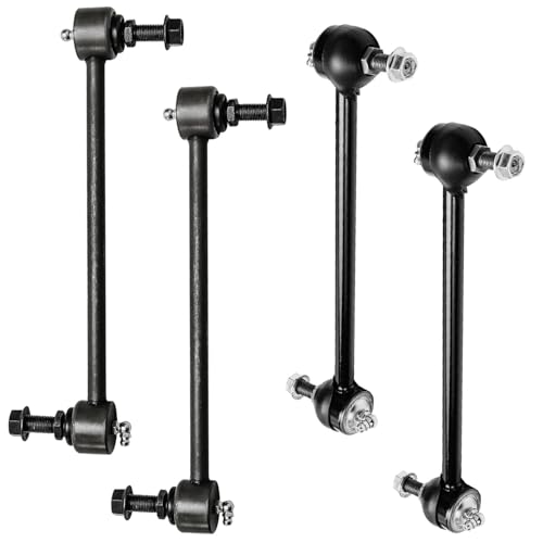 Image of Detroit Axle - FWD 12pc Front Struts Kit for Toyota 2001 2002 2003 Highlander 3.0L, Tie Rods Front and Rear Struts & Coil Spring Sway Bars Replacement Suspension Ready Struts Shocks Assembly