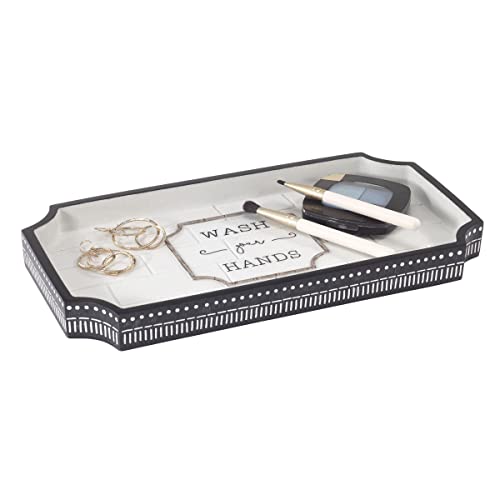 Image of Avanti Linens - Vanity Tray, Guest Bathroom Essentials, Modern Bathroom Decor (Bath Icons Collection)