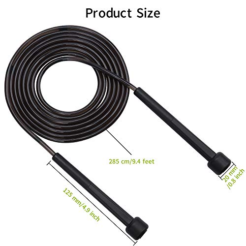 Jusdo 8 Pack Adjustable Pvc Jump Rope For Cardio Fitness - Versatile Jump Rope For Both Kids And Adults Women Men Christmas Gift - Great Jump Rope For Exercise,9 Feet #TOP3