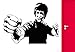 Produktbild Shentop Wandaufkleber Filmstar Jackie Chan Kampfsport Karate Cool Dekoration Haus Wohnzimmer Wandaufkleber 57x42cm