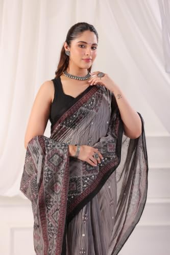 Image of TAMAIRA FASHION Mulmul Pure Cotton Saree For Woman |Office Wear Daily Wear Sarees For Women Without Blouse Piece(Available in 10 Colours)