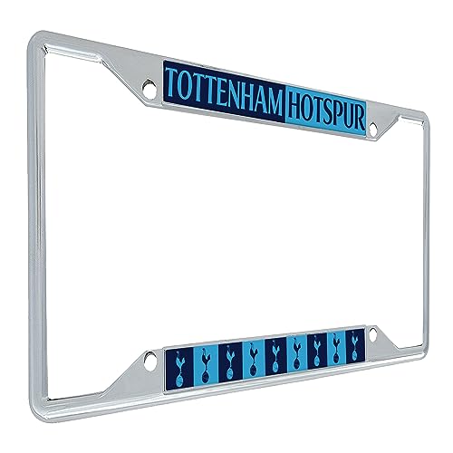 Desert Cactus Tottenham Hotspur License Plate Frame Spurs Football Soccer Car Tag Holder for Front or Back of Car Officially Licensed Metal (Style 6)