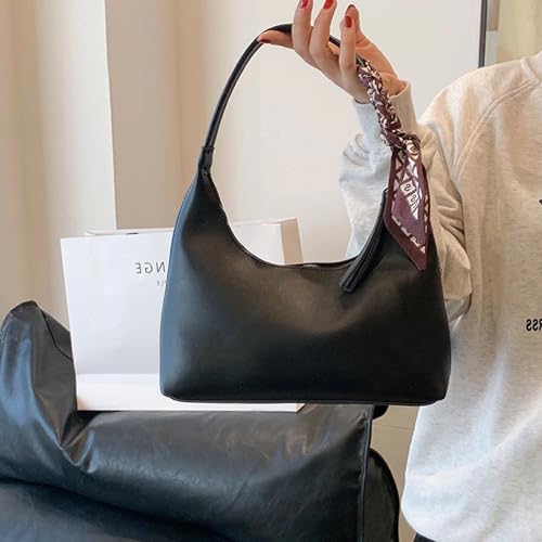 NEBIL Shoulder Bags for Women Trendy Leather Handbag,Small Clutch Hobo Bag Shoulder Purses With Zipper Closure3